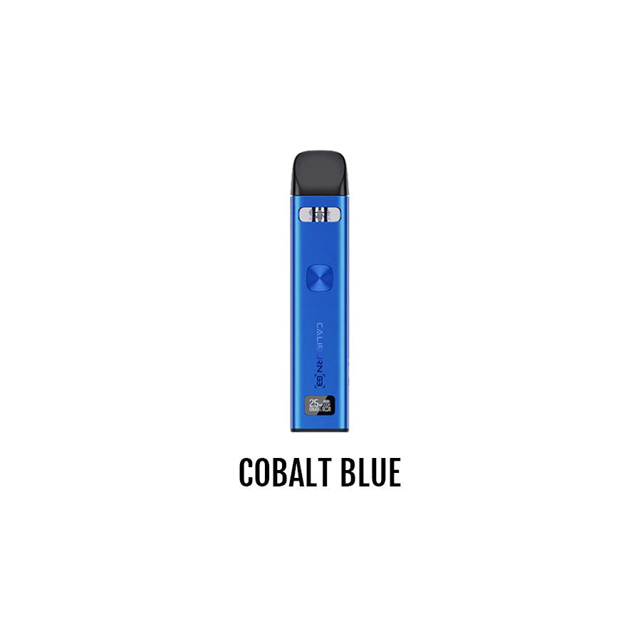 UWELL Caliburn G3 Kit in cobalt blue, sleek design for a premium vaping experience.