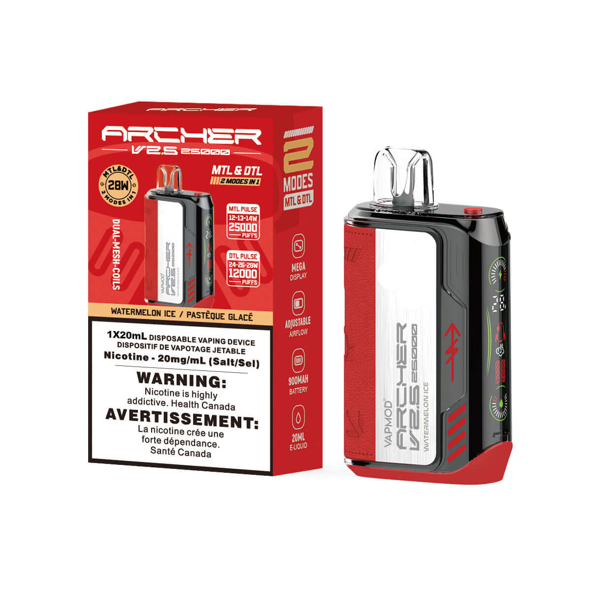 Buy Cheap Archer 25K - Watermelon Ice - Vape shop Online Clutch Vape Buy Cheap Archer 25K - Watermelon Ice - Vape shop Online Clutch Vape