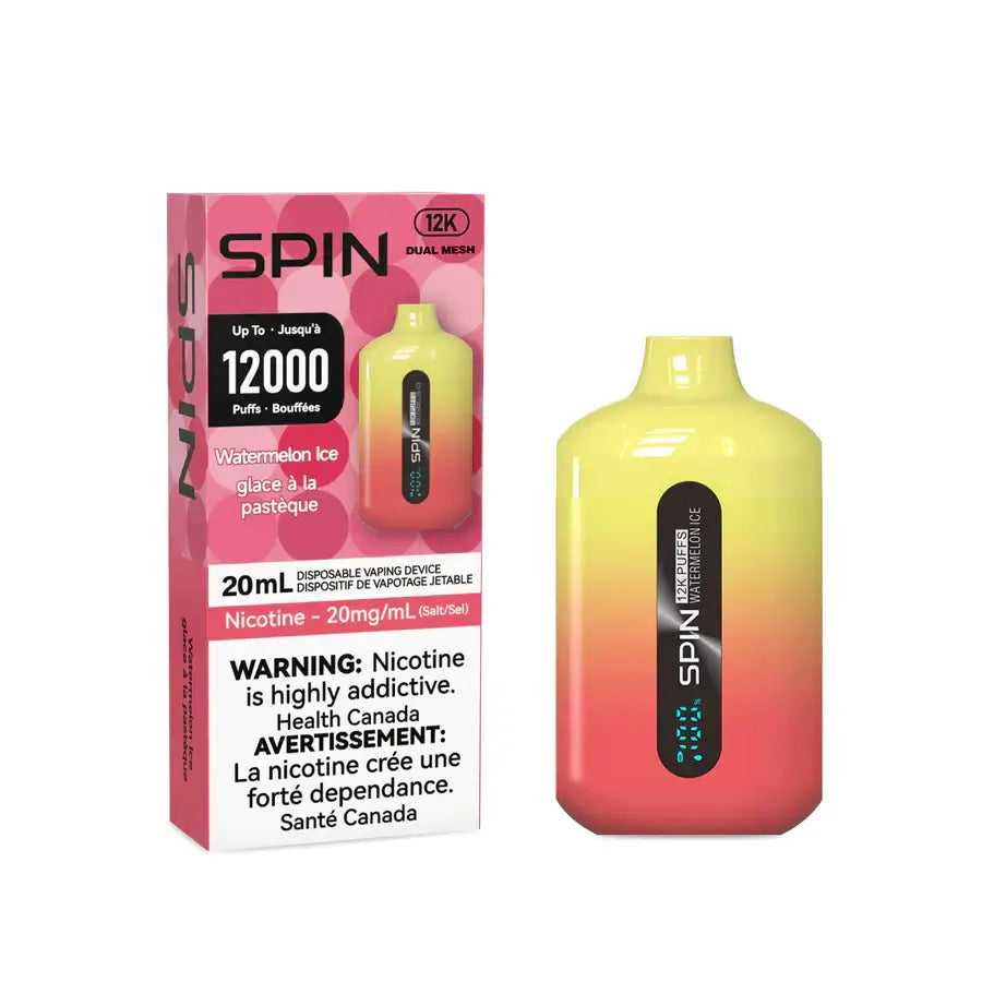SPIN 12K - WATERMELON ICE Clutch Vape SPIN 12K - WATERMELON ICE Clutch Vape
