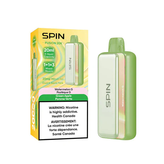 SPIN FUSION 20K - Watermelon G + Green Apple