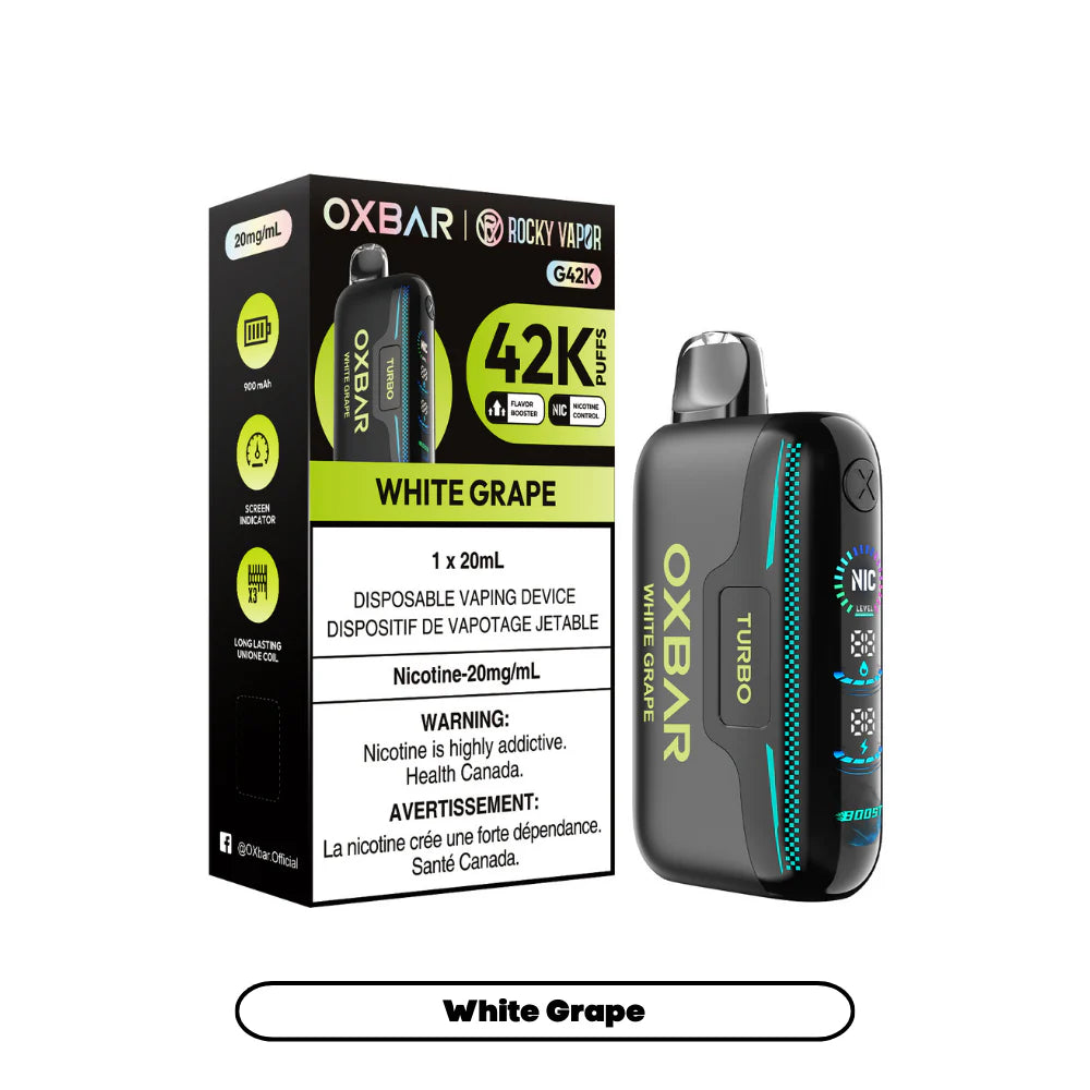 OXBAR 42K- WHITE GRAPE