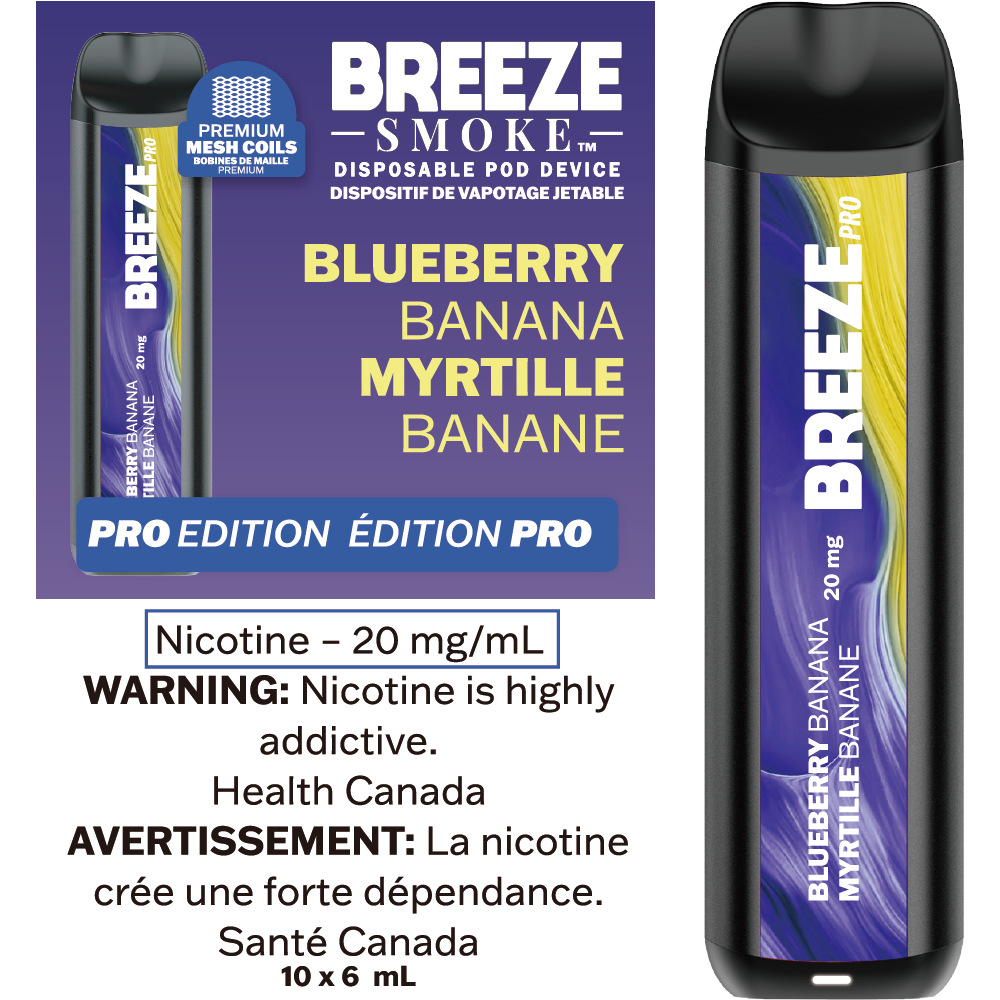 BREEZE PRO S50 - BLUEBERRY BANANA - Clutch Vape