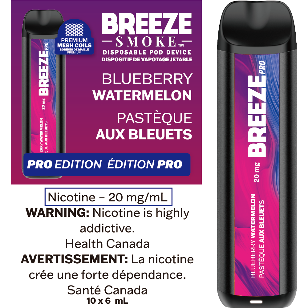 BREEZE PRO S50- BLUEBERRY WATERMELON - Clutch Vape