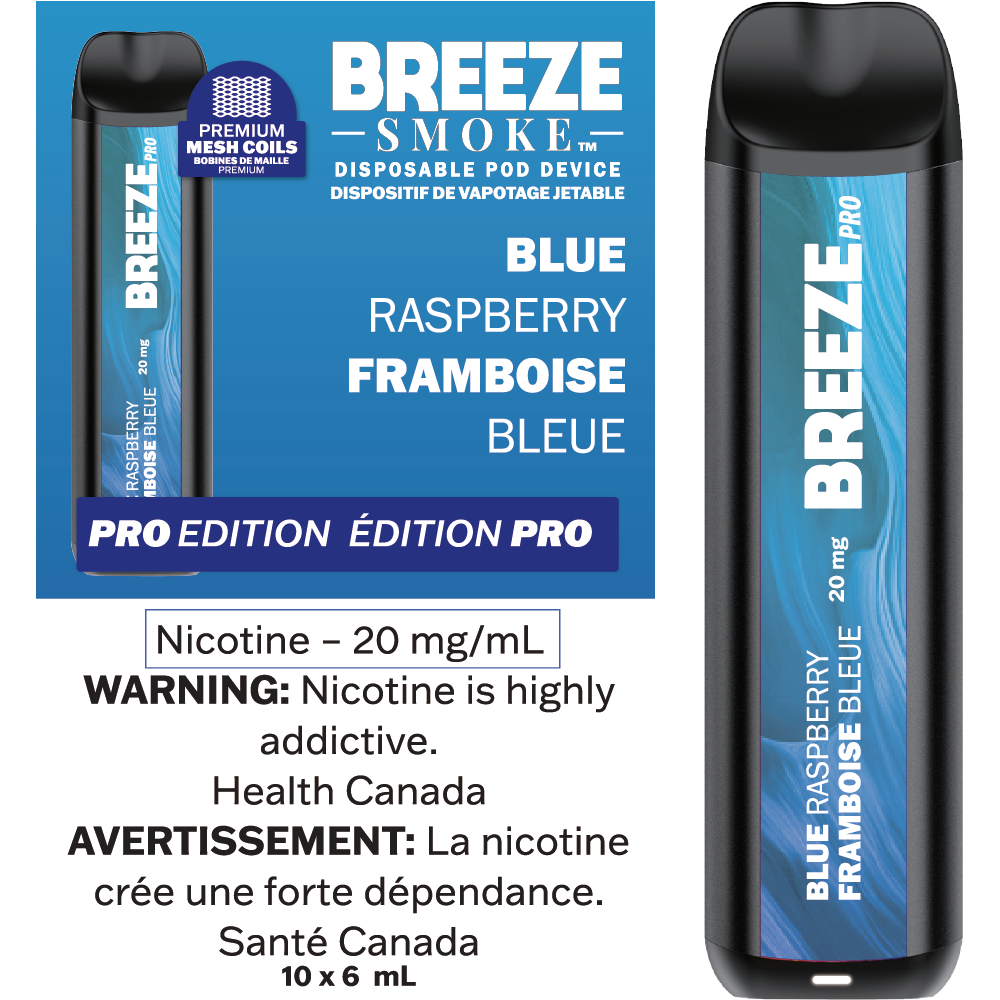 BREEZE PRO S50 - BLUE RASPBERRY - Clutch Vape