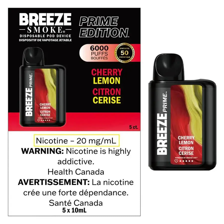 BREEZE - PRIME S50 - CHERRY LEMON