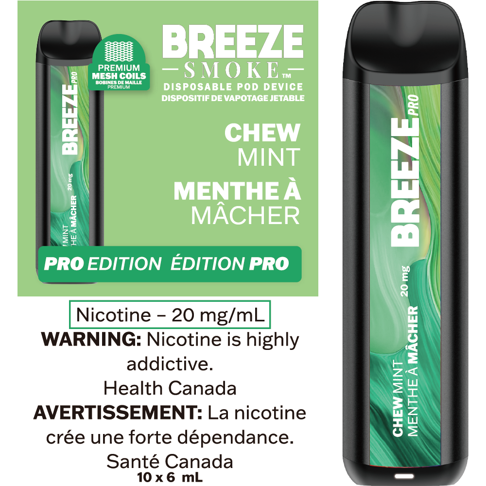 BREEZE PRO S50 - CHEW MINT - Clutch vape