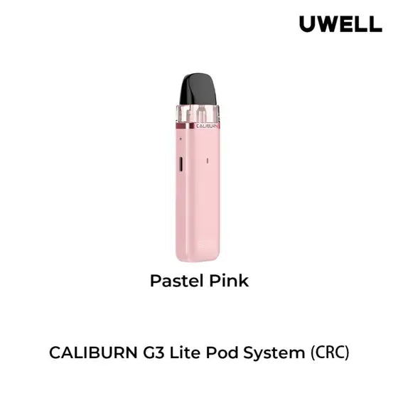Buy Cheap CALIBURN G3 POD LITE KIT - PASTEL PINK - Vape shop Online   Clutch Vape
