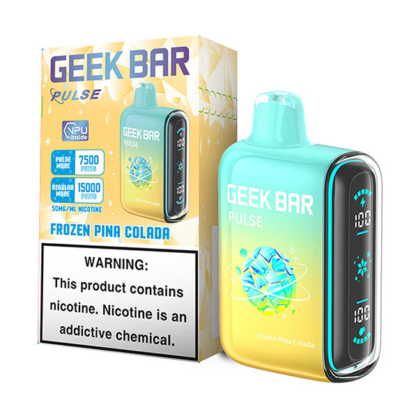 GEEK BAR PULSE 15K 50MG - FROZEN PINACOALADA