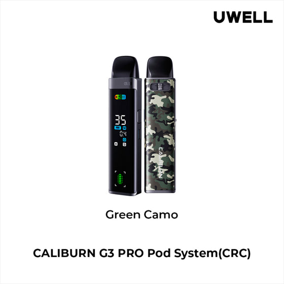 CALIBURN G3 POD PRO - GREEN CAMO - Clutch Vape
