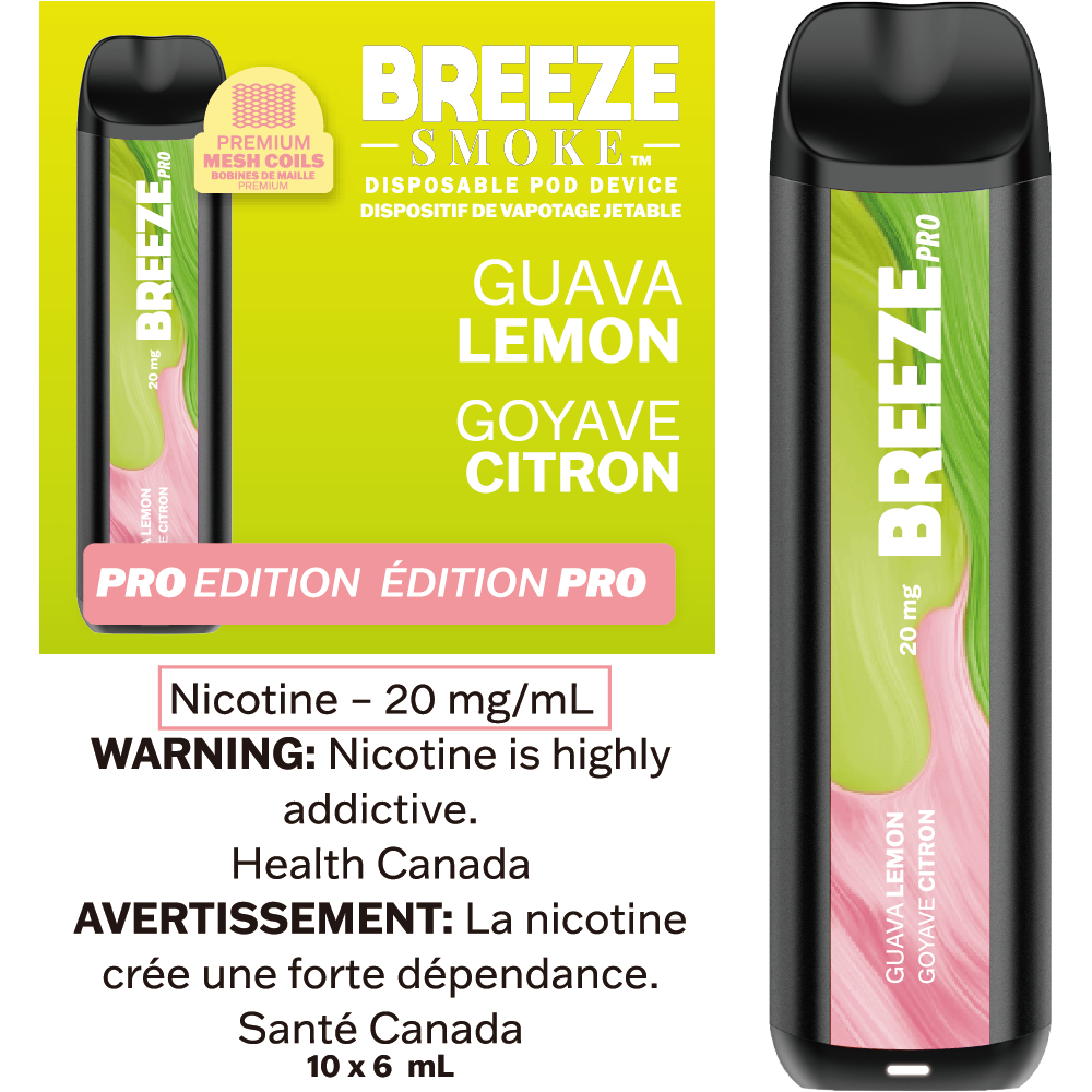 BREEZE PRO S50- GUAVA LEMON - Clutch Vape