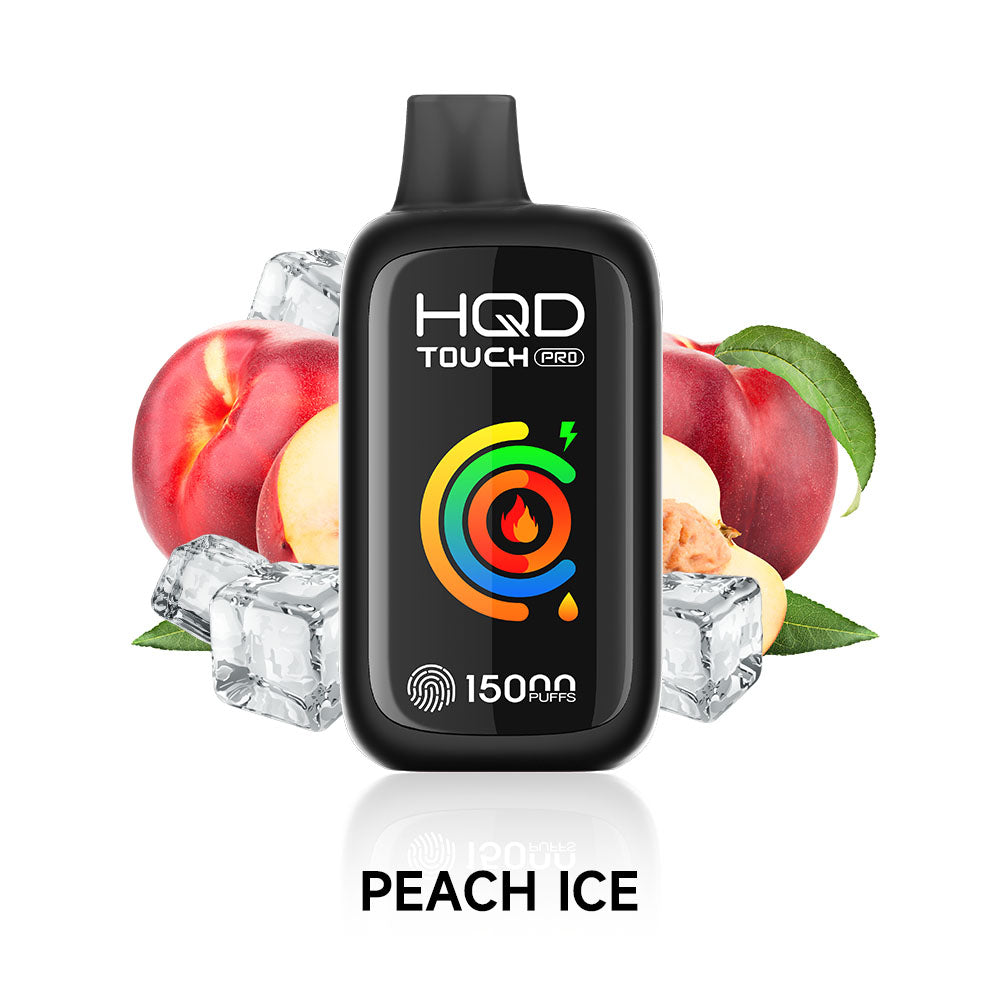 HQD TOUCH 15000 PUFF - PEACH ICE