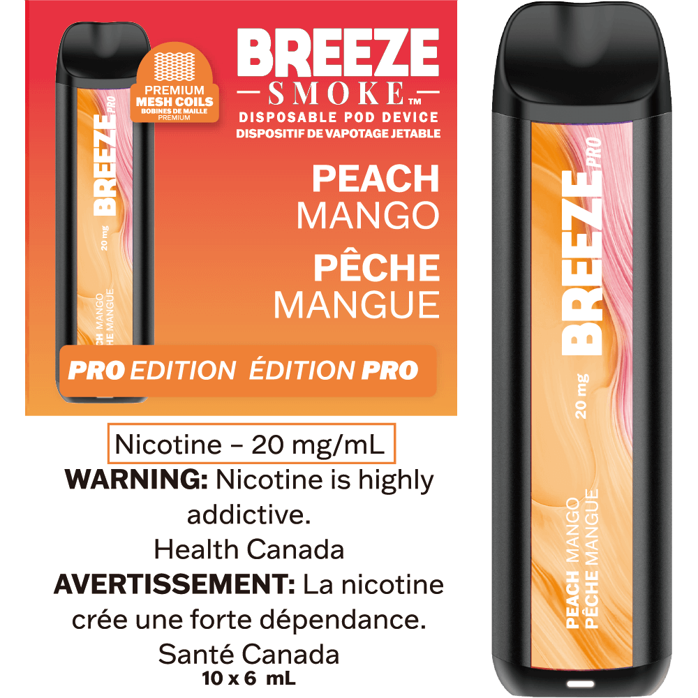 BREEZE PRO S50 - PEACH MANGO Clutch Vape BREEZE PRO S50 - PEACH MANGO Clutch Vape