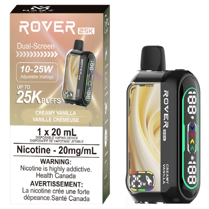 ROVER 25K - CREAMY VANILLA - Clutch Vape