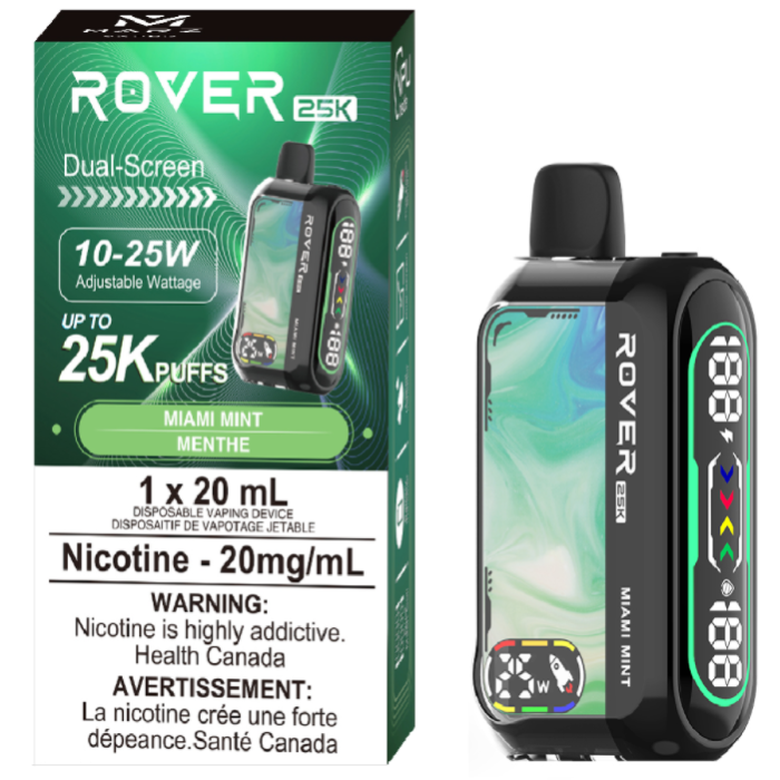 ROVER 25K - MIAMI MINT - Clutch Vape