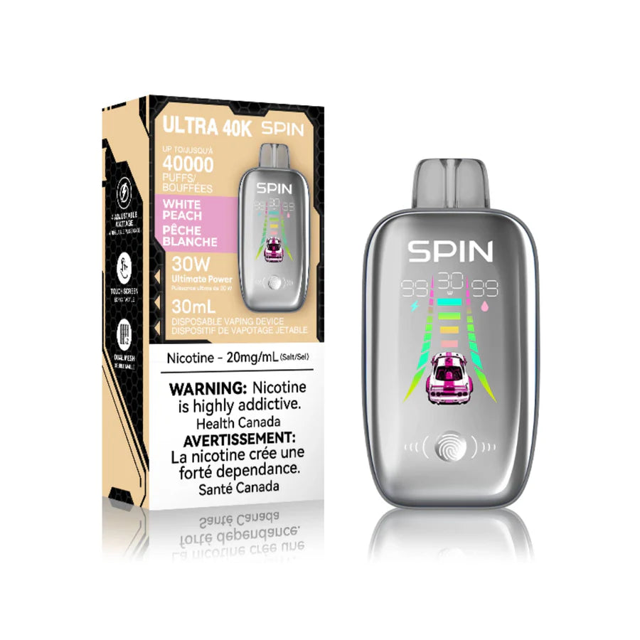 SPIN 40K - WHITE PEACH