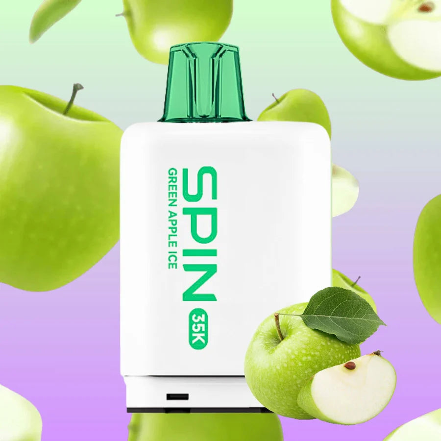 SPIN FIZZ X 35K - GLACE À LA POMME VERTE