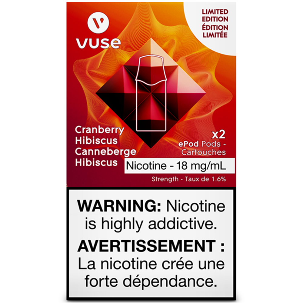 VUSE - CRANBERRY HIBISCUS 18MG/ML