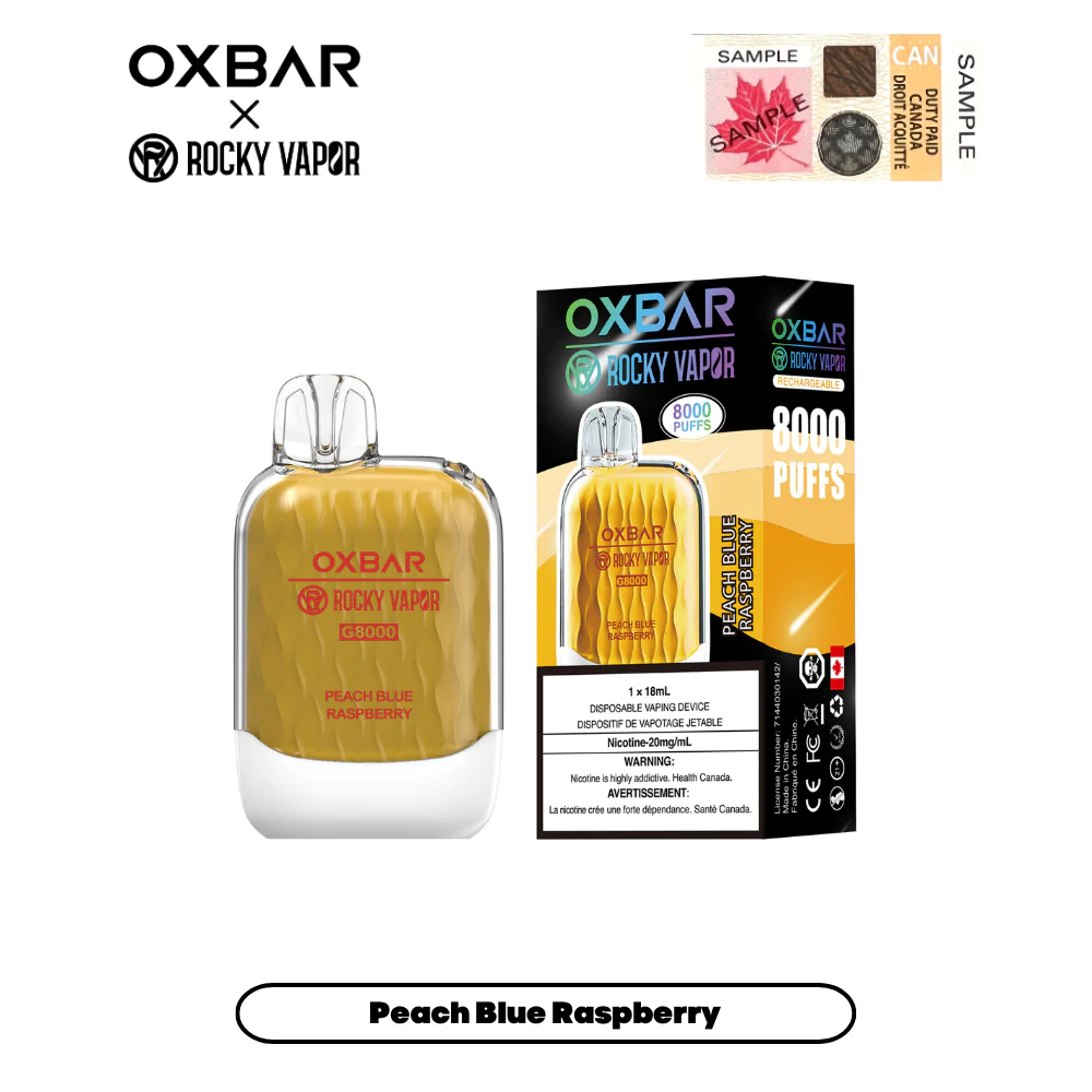 OXBAR G-8000-Peach Blue Raspberry