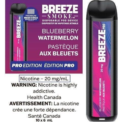 BREEZE PRO - BLUEBERRY WATERMELON - Clutch Vape