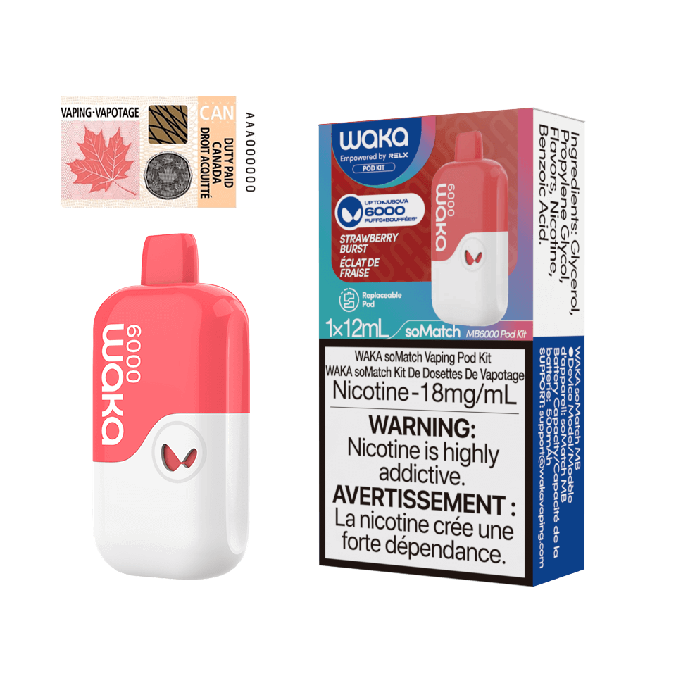 Buy Cheap WAKA POD KIT -STRAWBERRY BURST - Vape Online Clutch Vape Buy Cheap WAKA POD KIT -STRAWBERRY BURST - Vape Online Clutch Vape