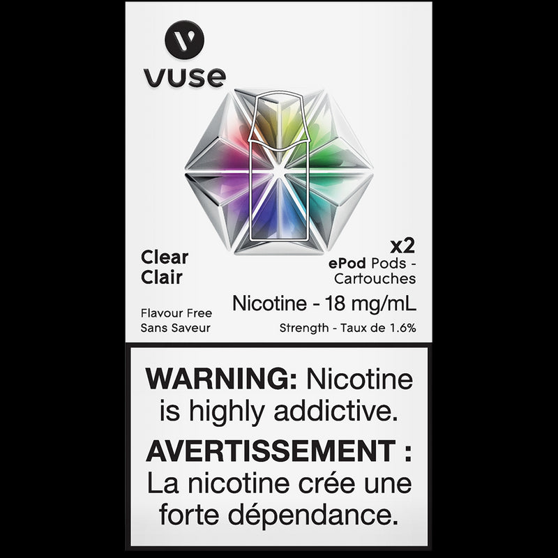 VUSE - CLEAR 18mg/ml Default Title