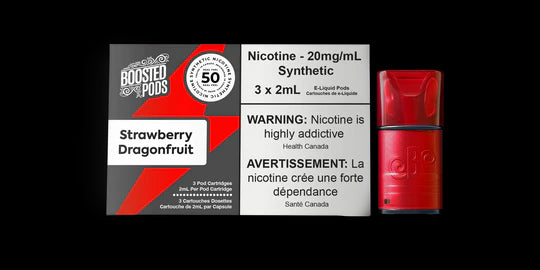 BOOSTED PODS S50 - STRAWBERRY DRAGONFRUIT - Clutch Vape