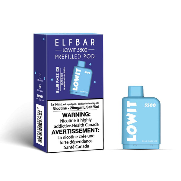 ELFBAR - LOW IT BLUE RAZZ ICE 5500 Default Title