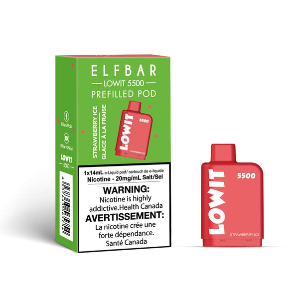 ELFBAR - LOW IT STRAWBERRY ICE 5500 Default Title