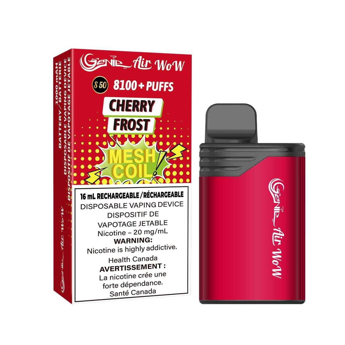 GENIE AIR WOW - Cherry Frost | Clutch Vape