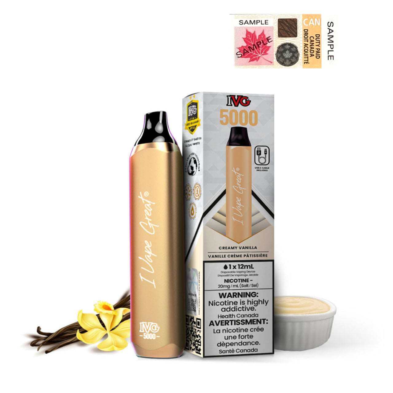 Buy Cheap IVG 5000-CREAMY VANILLA - Vape Online Clutch Vape Buy Cheap IVG 5000-CREAMY VANILLA - Vape Online Clutch Vape