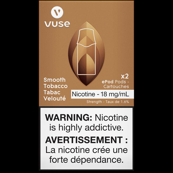 VUSE - SMOOTH TOBACCO 18mg/ml Default Title