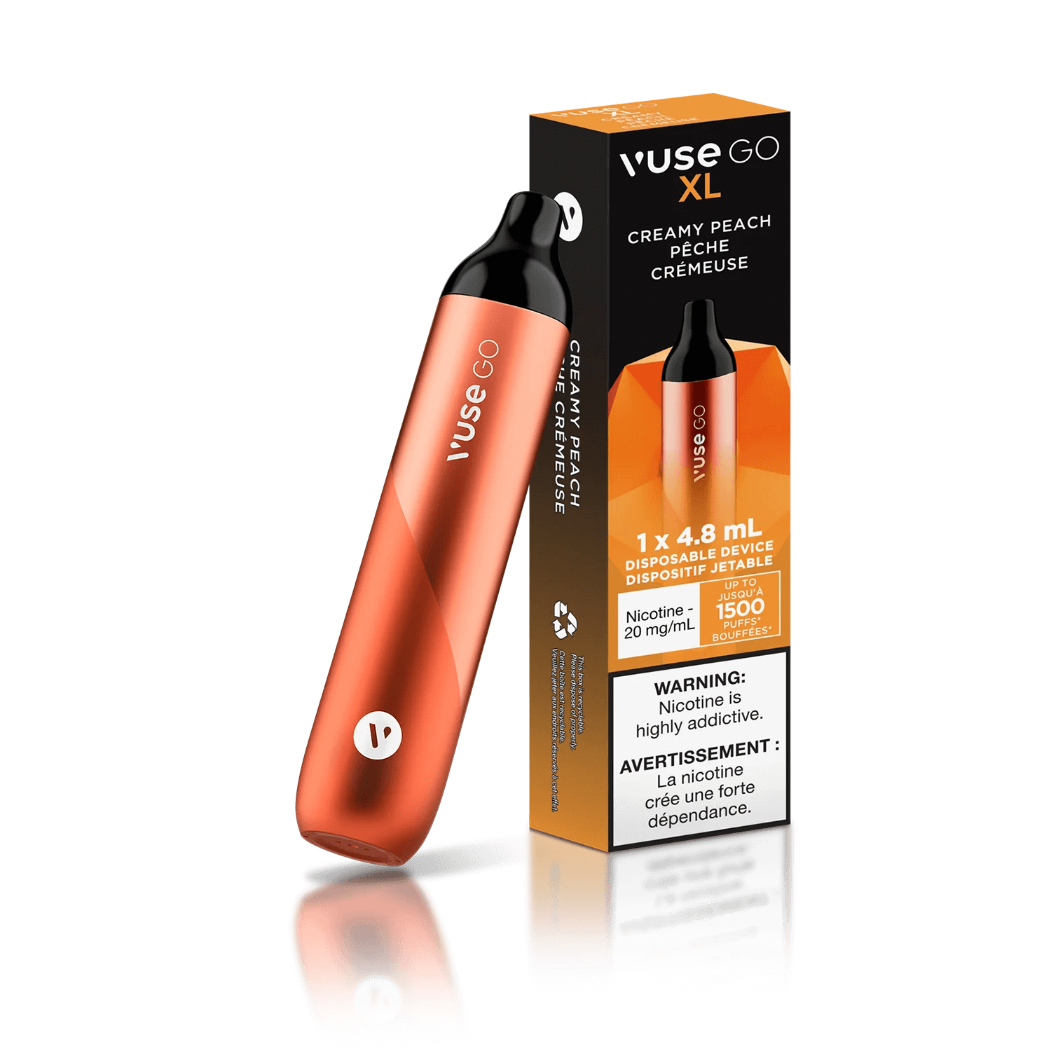 Buy Cheap VUSE GO XL - CREAMY PEACH - Vape Online Clutch Vape Buy Cheap VUSE GO XL - CREAMY PEACH - Vape Online Clutch Vape